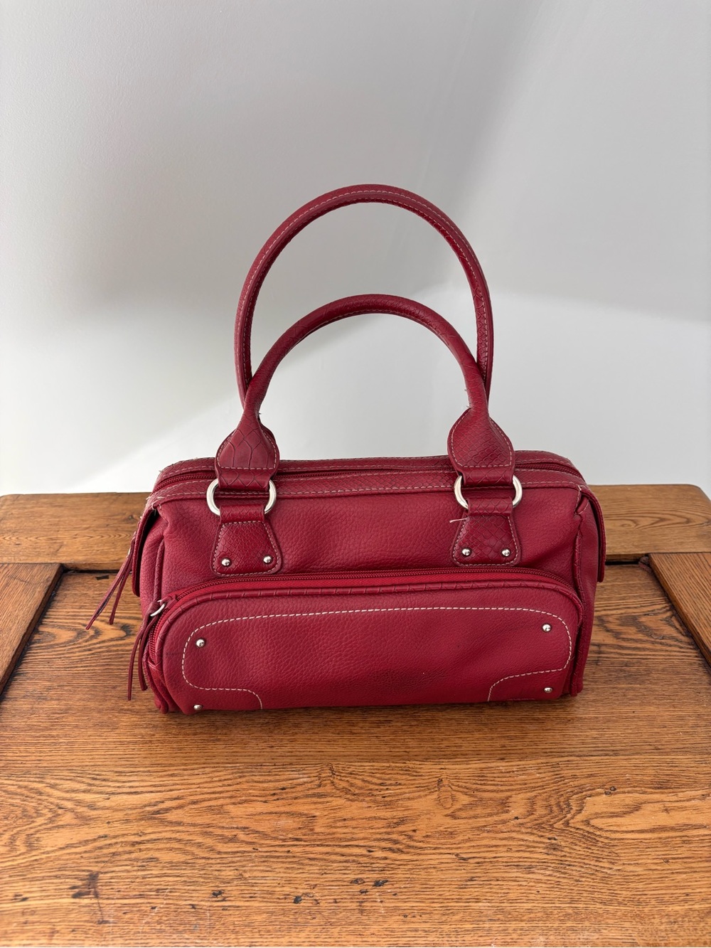 Y2K Red Multi-Pocket Handbag ❤️